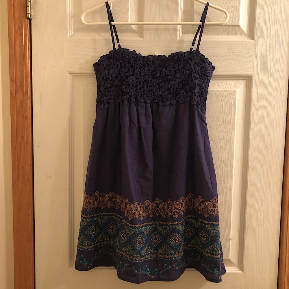NWOT Boho Embroidered Cotton Dress